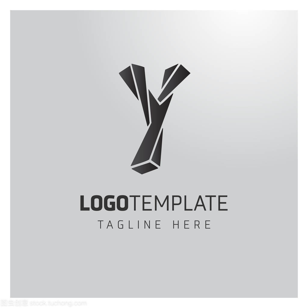 字母Y的企业标志设计 简约、现代与多义性的艺术